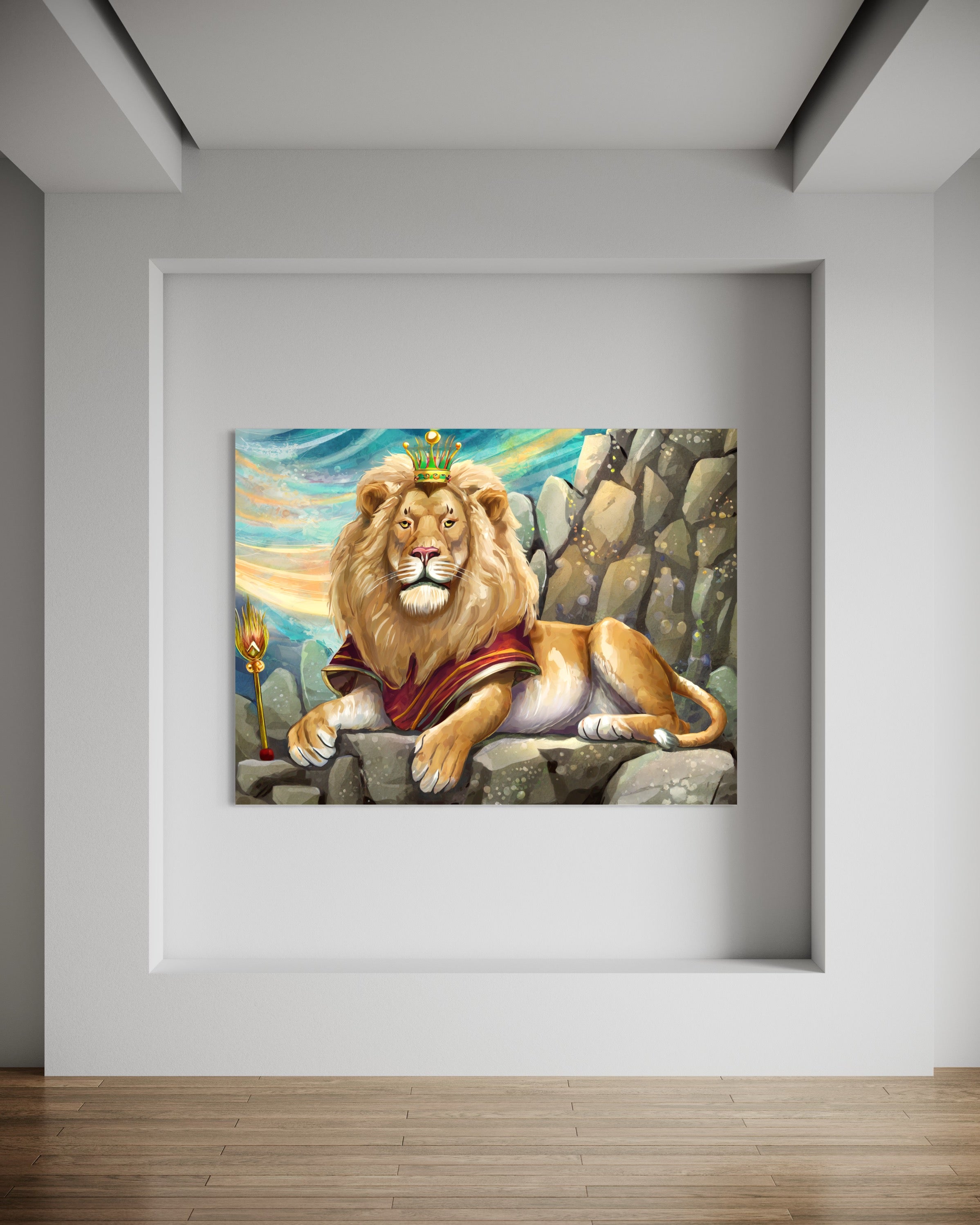 Majestic Lion - Leinwand