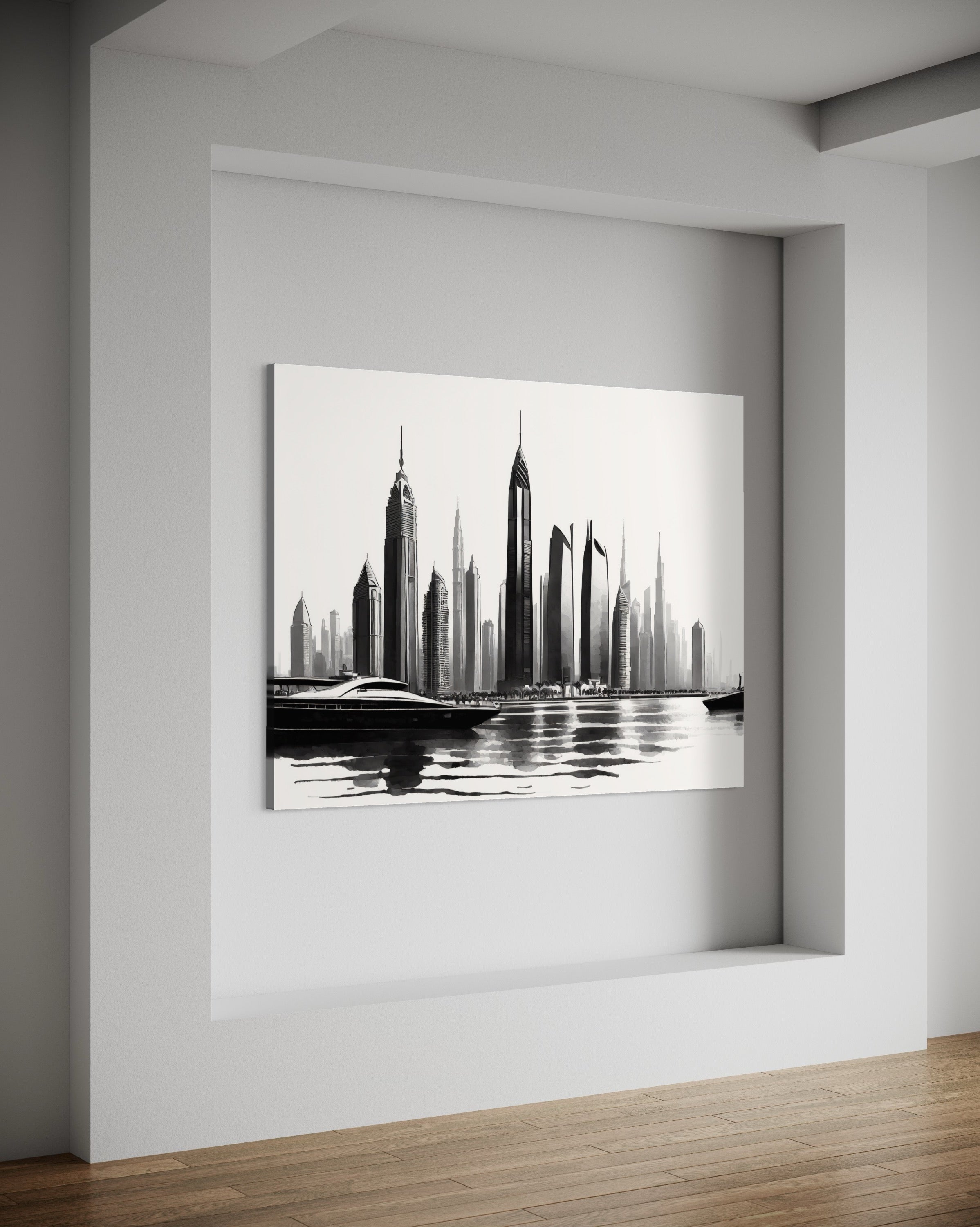 Dubai Skyline - Leinwand
